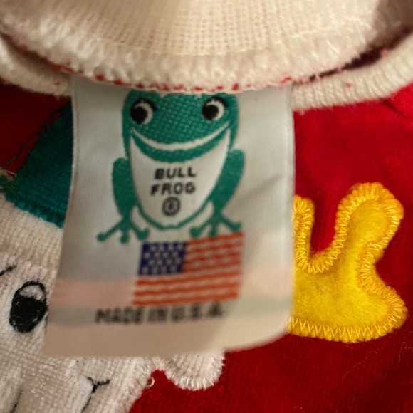 Vintage Bullfrog reindeer sweater size 18mo - Picture 3 of 4